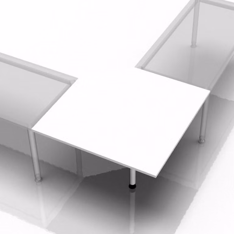 XBT12 S - Pannello trapezoidale 120x120 bianco