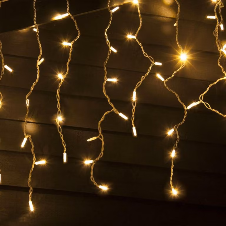 Illuminazione natalizia ACA, 144 LED, bianco/bianco caldo, espandibile fino a 20 set, grado di protezione IP65, 300 x 60 cm, alimentatore da 1,5 m, X081441414