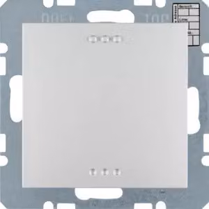 Berker 75441283 Termostato per edifici con interfaccia a pulsante, alluminio opaco Berker B.7