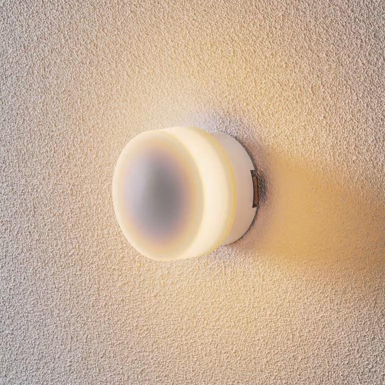 Linea Light Applique da parete Chobin65, Bianco / Opale, Corridoio, Plastica, Moderno, Applique