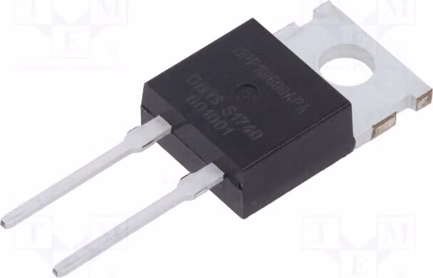 1 x Diodo: raddrizzatore 10A DPF10I600APA, diodi universali a foro passante, 600V