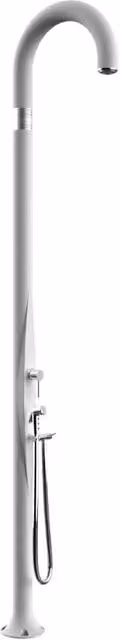 Doccia Tradizionale In Polietilene Funny Yin Con Miscelatore E Doccetta Colore Bianco Cv-T145/9003