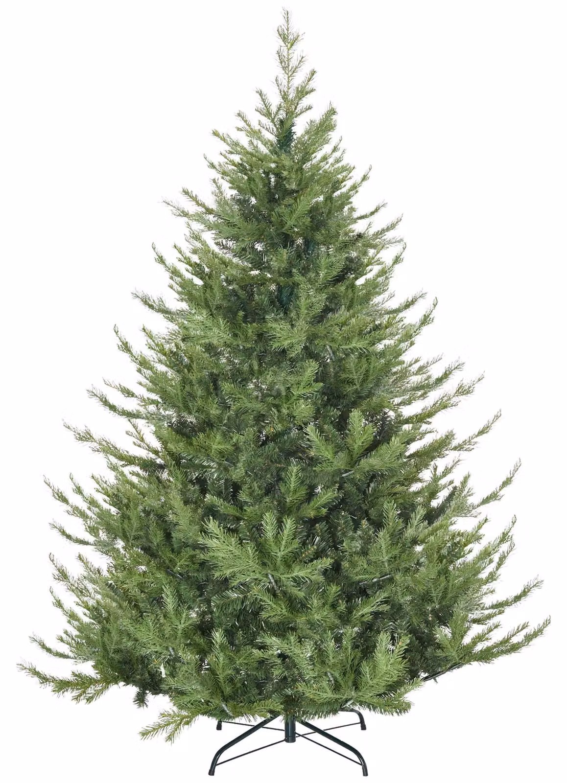 HOMCOM Albero di Natale artificiale da 180 cm con rami folti per le feste natalizie
