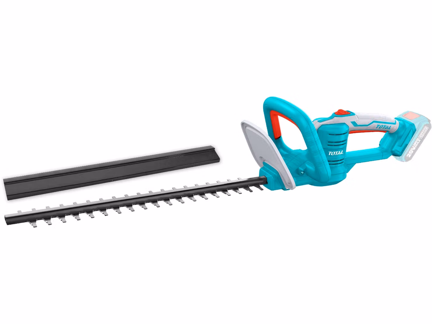 Total THTLI20461 Tagliasiepi a batteria, ioni di litio 20V, 2000mAh, batteria e caricabatterie