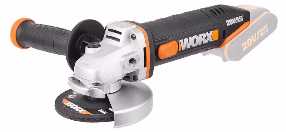 Smerigliatrice a batteria 115 mm 20 V, 8600 giri/min, 1 disco Worx WX800.9
