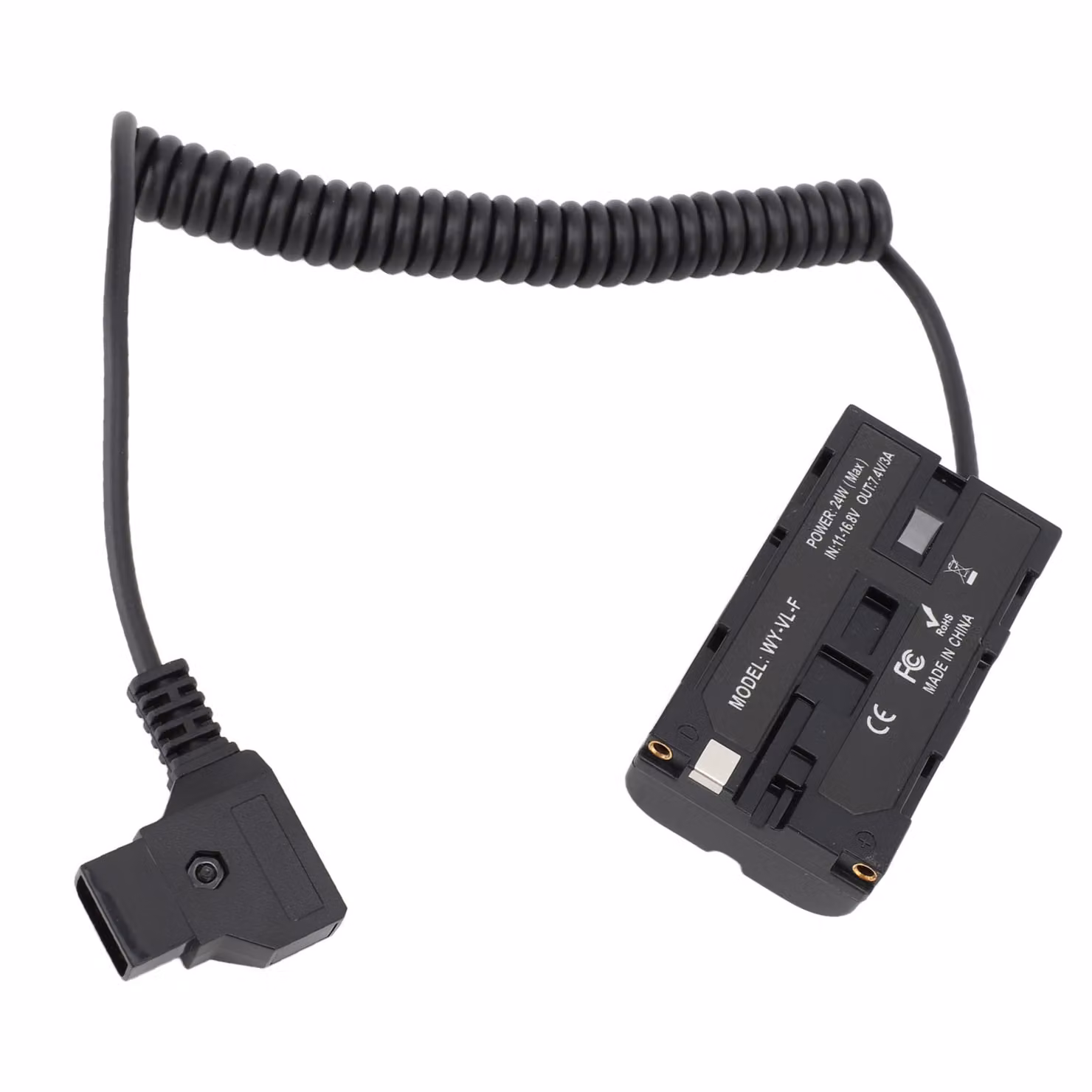 D Tap alla batteria fittizia NP F550, batteria fittizia NP F550, batteria fittizia NP F550 completamente decodificata, cavo D Tap alla batteria fittizia NP F550, adattatore per batteria fittizia NP F550, batteria fittizia per fotocamera NP F550