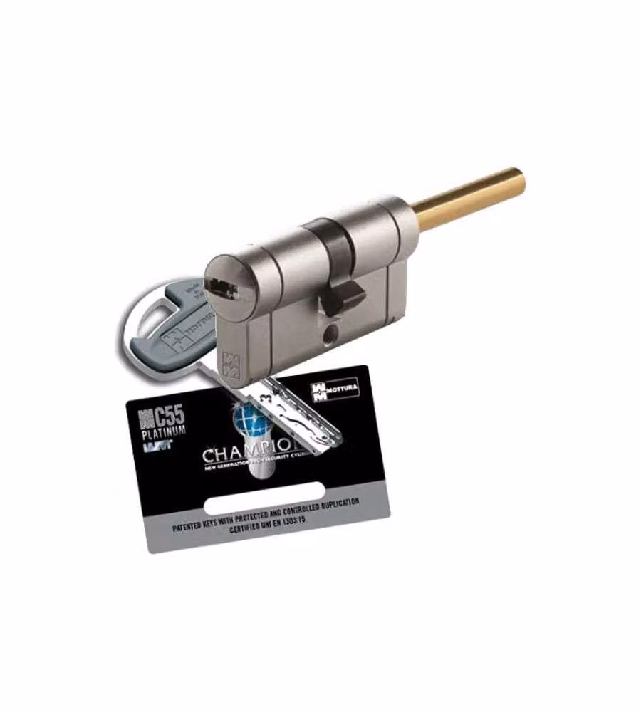 Cilindro a infilare Platinum Mottura colore argento con pomello L/P/H: 82 x 51 x 31 cm – 2