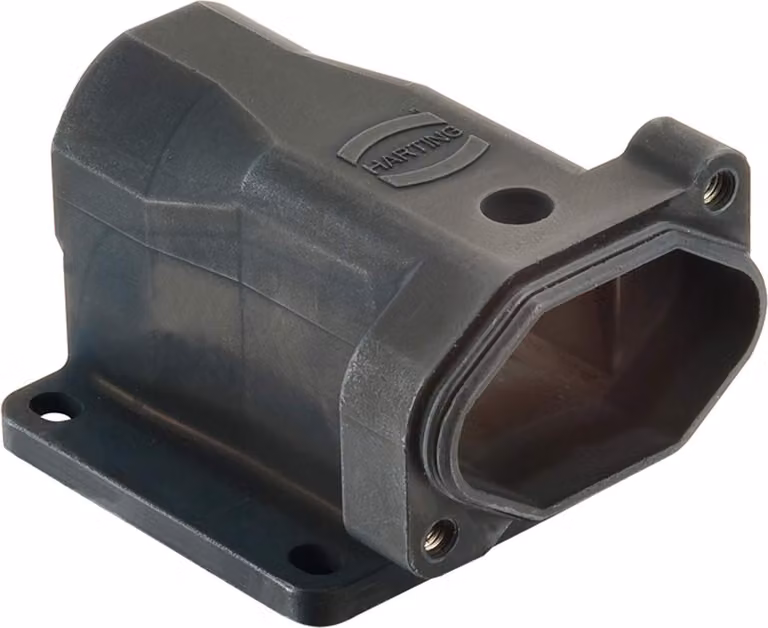 HARTING Han 3HPR Custodia angolare, chiusura a vite lunga - 1 pezzo
