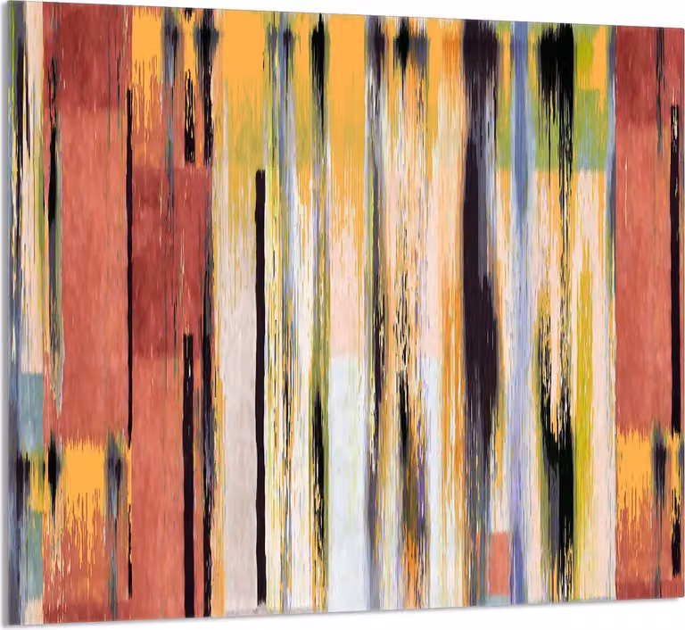 GLASPLATTE FÜR KÜCHE 65x60 Bunt