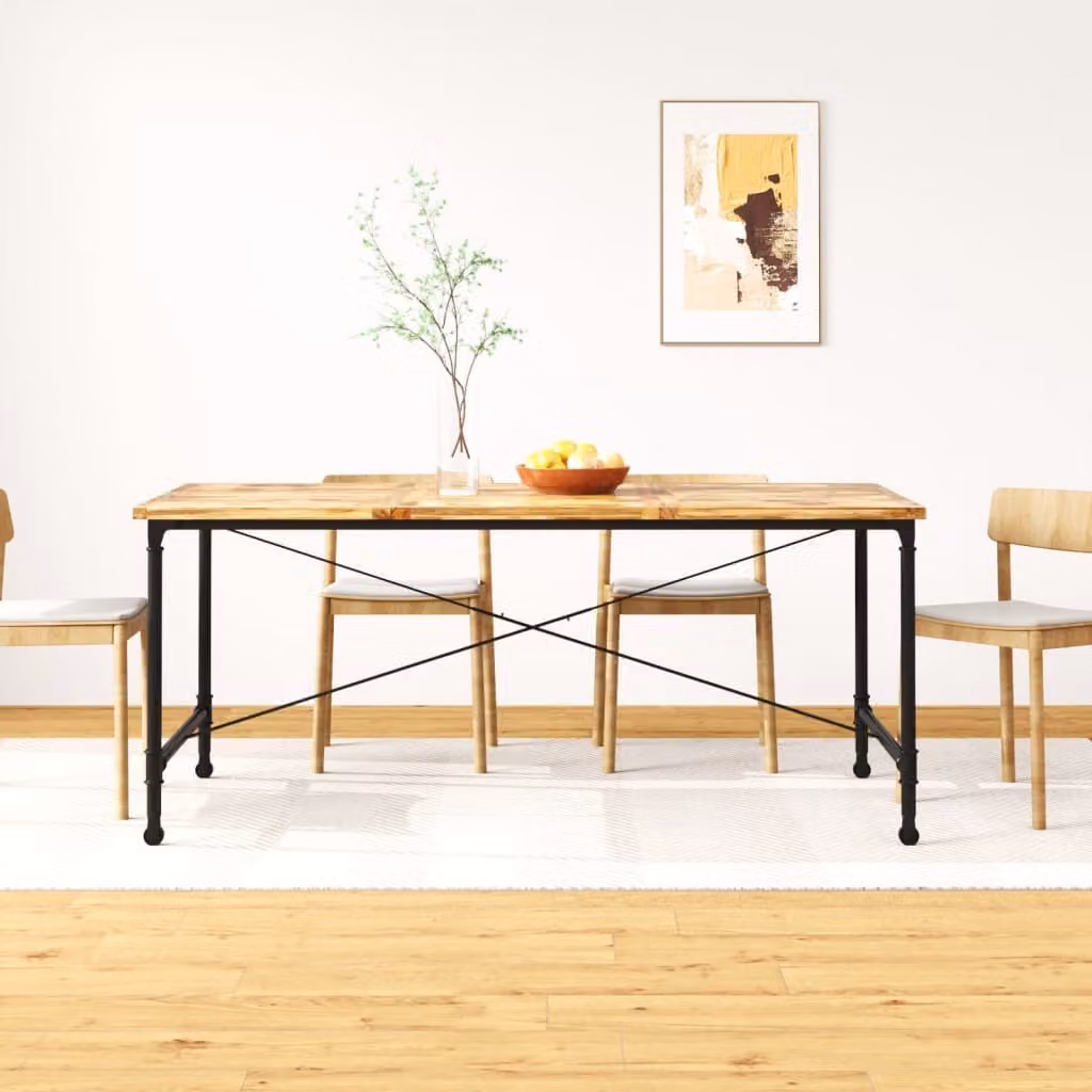 The Living Store Tavolo da pranzo in legno massiccio di mango 180 cm