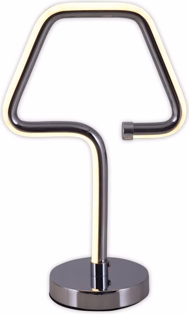 Loop Line lampada da tavolo LED cromo