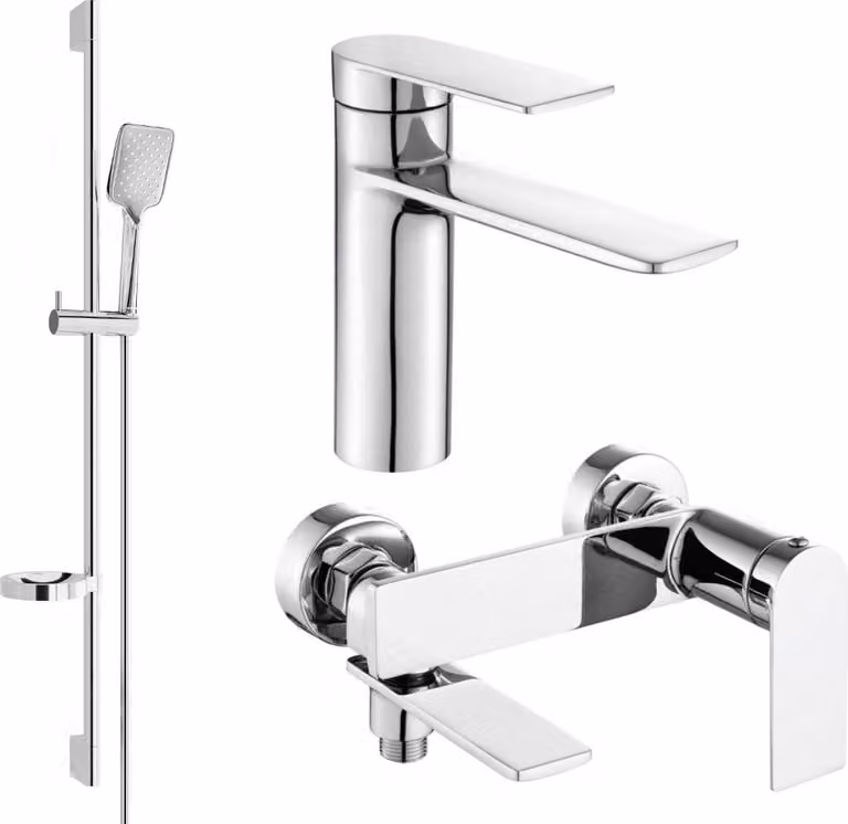 Mexen Zero DS62 set da bagno, cromo - 71103DS62-00