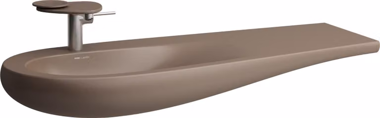 LAUFEN Alessi one Lavabo, encastré, 1 trou pour robinet, avec trop-plein, tablette à droite, 1200x500, H8149731881041, H8149731881041