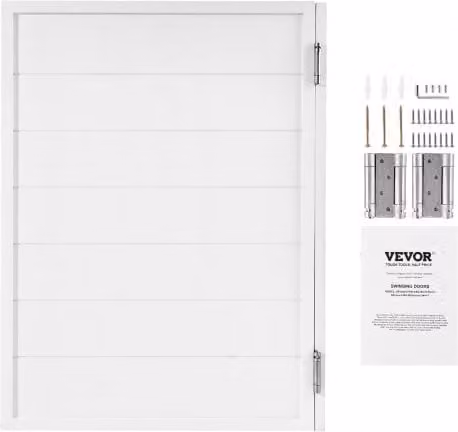 Porta singola oscillante per bar VEVOR in legno di pino bianco, L: 80,5 cm, H: 106 cm