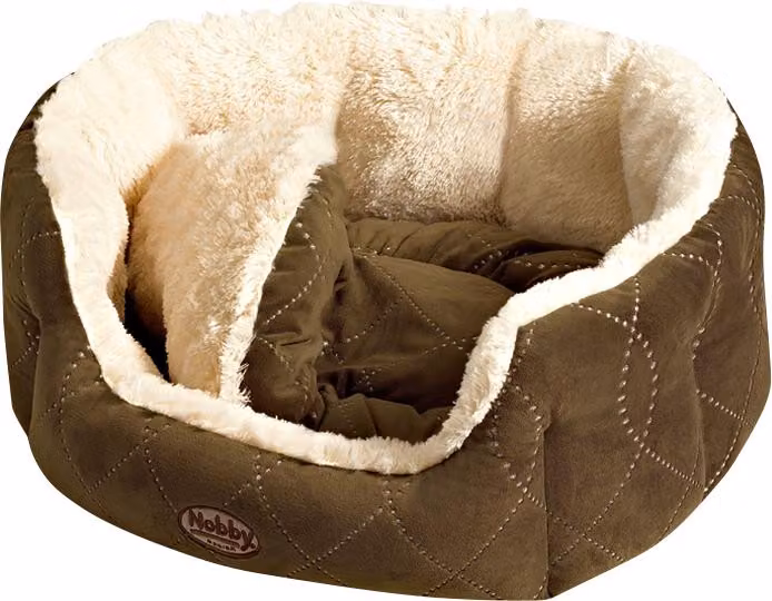 Letto Nobby comfort "CENO" L x P x A: 86 x 70 x 24 cm beige / marrone