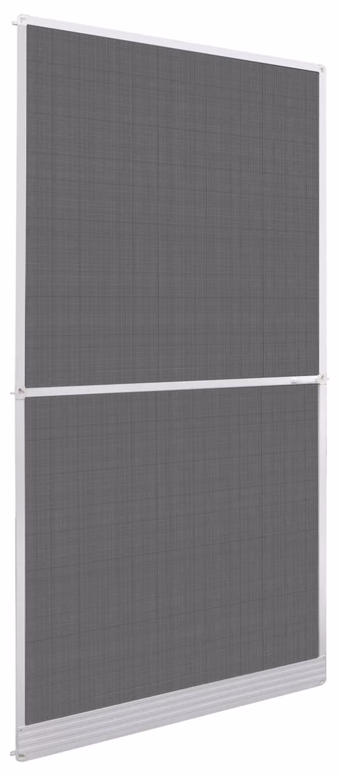 Schermo Insetti a Battente Bianco e Nero 120 x 240 cm