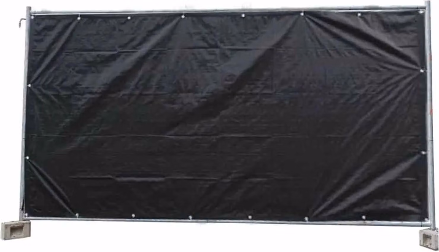 Telone da cantiere 160 g/m² nero PE 1,76 m x 3,41 m