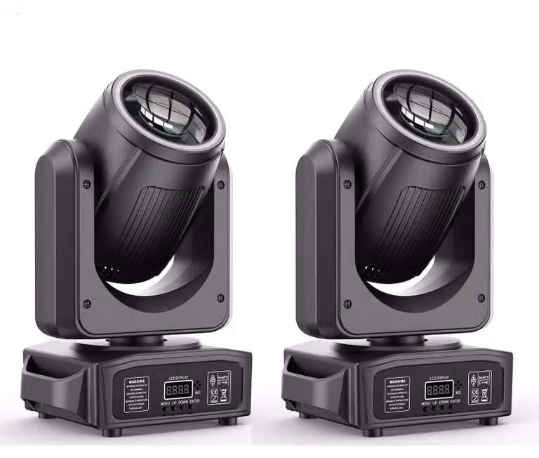 Set di fari a LED motorizzati – Illuminazione per DJ – Luci da palco – 150W – 2 pezzi