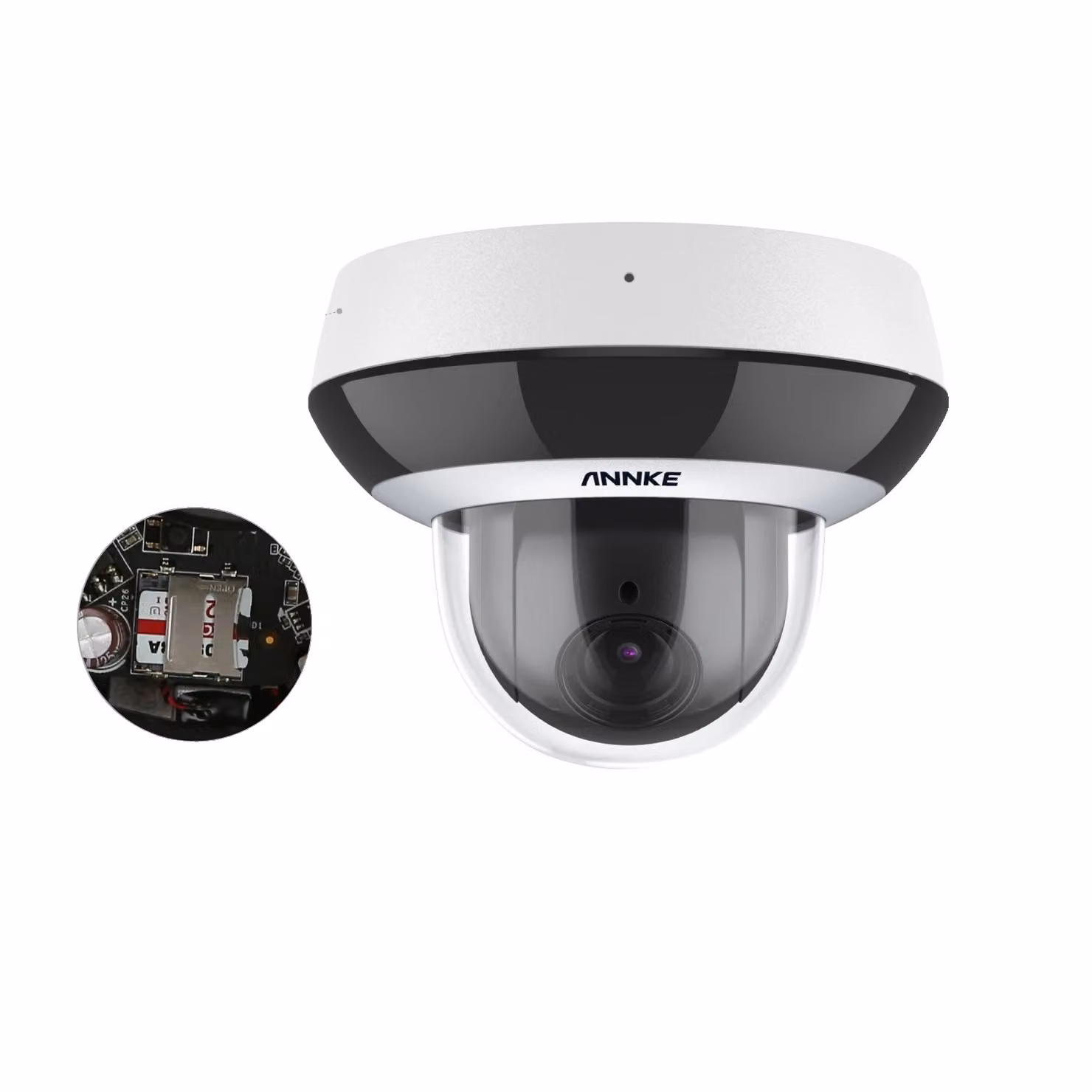 Telecamera di sicurezza, risoluzione 4 MP, zoom ottico 4x, fotocamera da 4 MP