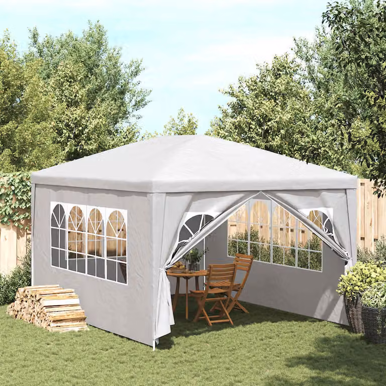 vidaXL Tenda per Feste 3x4 m Bianca