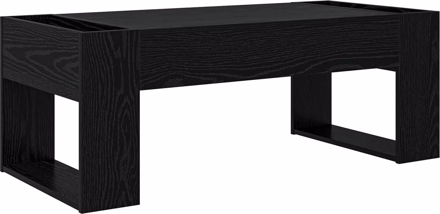 Tavolino da salotto Rovere Nero 110 x 50 x 41 cm