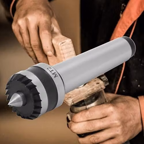 Utensile di precisione in acciaio per tornitura del legno – mandrino – tornio per legno e metallo – precisione 0,01 mm – diametro esterno massimo 28 mm – robusto e durevole – accessorio per tornio