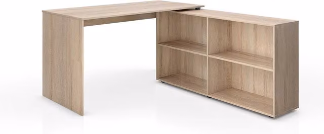 Scrivania angolare FlexPlus Vicco beige L: 137 cm, P: 60 cm, H: 75,4 cm – 1
