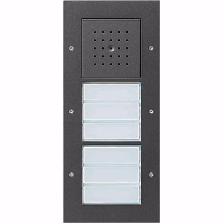 GIRA Posto esterno 6f antracite 126867 Comunicazione con la porta