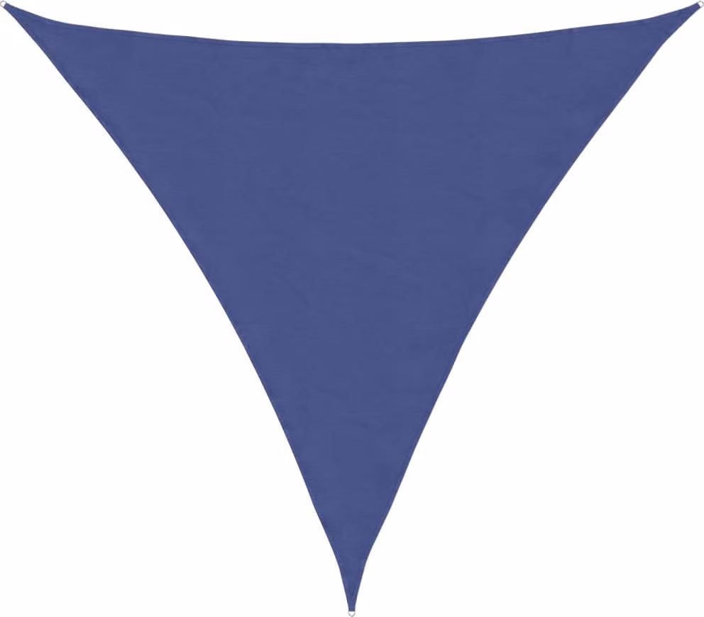 Parasole a Vela Oxford Triangolare 4,5x4,5x4,5 m Blu