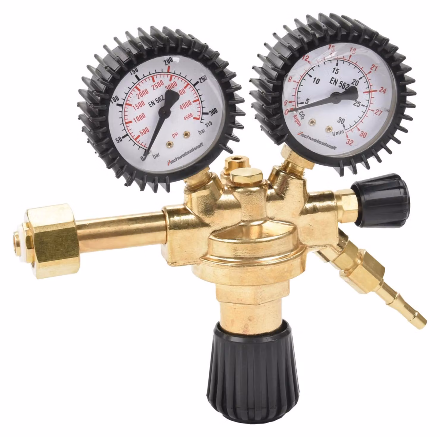 Riduttore di pressione per saldatura argon/CO2, grande, 1700050