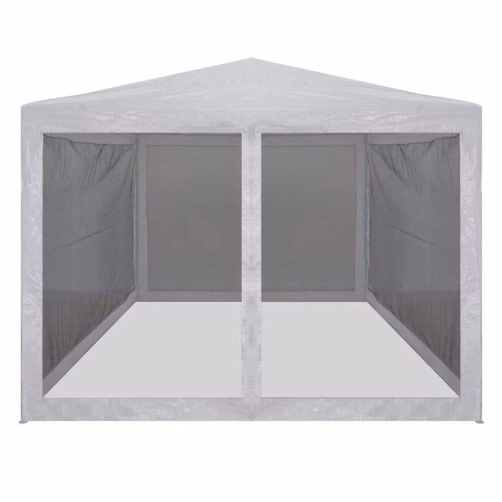 Tenda per Feste con 4 Pareti Laterali in Rete 3x3 m