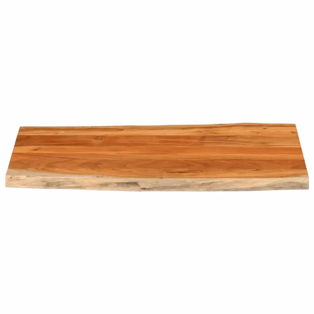 Piano Tavolo Rettangolare in Legno di Acacia Marrone vidaXL L/P/H: 120 x 60 x 3,8 cm – 2