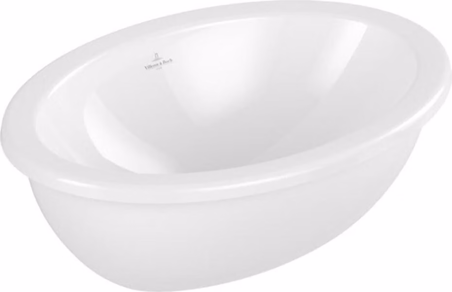 Villeroy & Boch Loop&Friends - Lavabo da incasso, 430x280 mm, con sfioratore, bianco alpino 4A530001