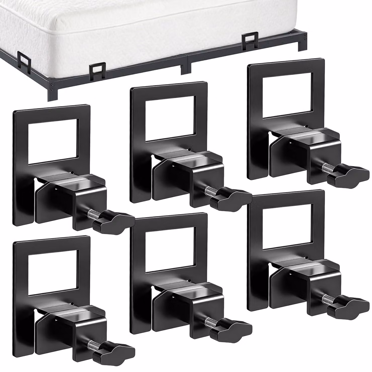 Set di 6 supporti per materasso con funzione antiscivolo
