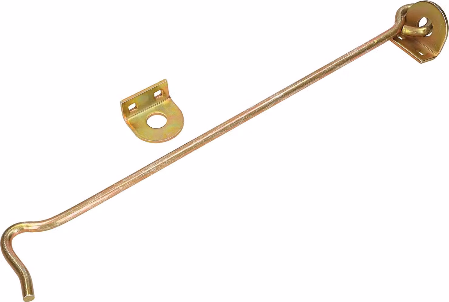 KOTARBAU® Ganci per porte 400x8 mm da avvitare Set completo zincato giallo