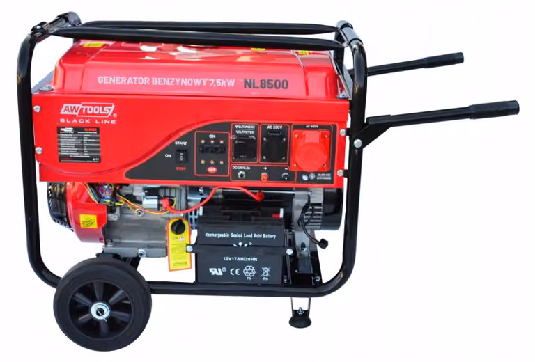 Awtools Generatore a benzina 5.0kw 230/400v schwarz Linie