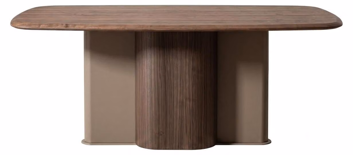 Tavolo da pranzo moderno in legno, ideale per arredare una sala da pranzo elegante e
