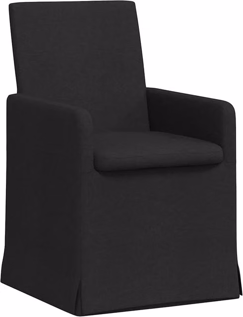Sedie da pranzo 2 pz | Sedie da cucina Nero 57 x 67 x 95 cm Tessuto