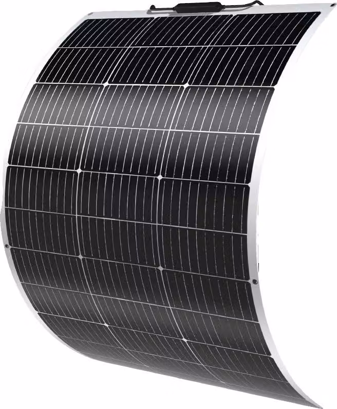 Pannello solare, alta efficienza, design flessibile, 19,8V 150W Bianco