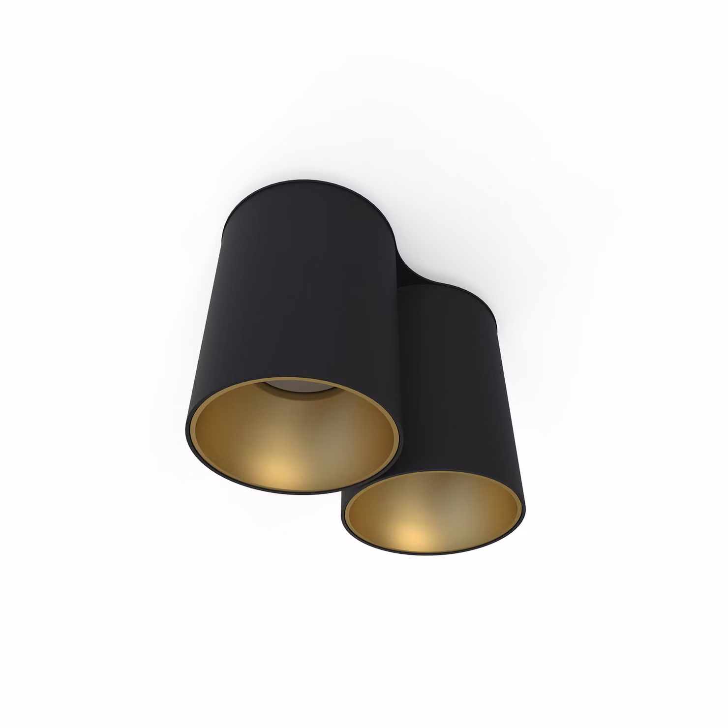 Faretto spot EYE oro-nero 2xGU10x10W in metallo, dimensioni: 13x9x18 cm, IP20, Nowodvorski Lighting