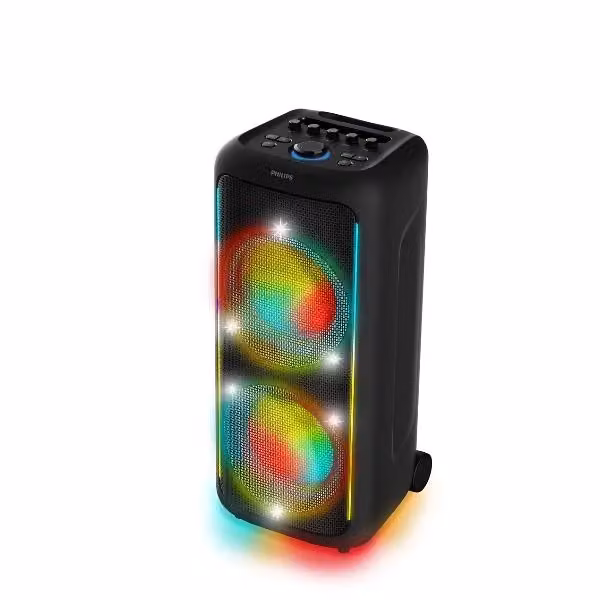 Altoparlante portatile da festa Philips TAX5000E/10 nero con Bluetooth, USB e potenza 100W e certificazione IPX4 – 2
