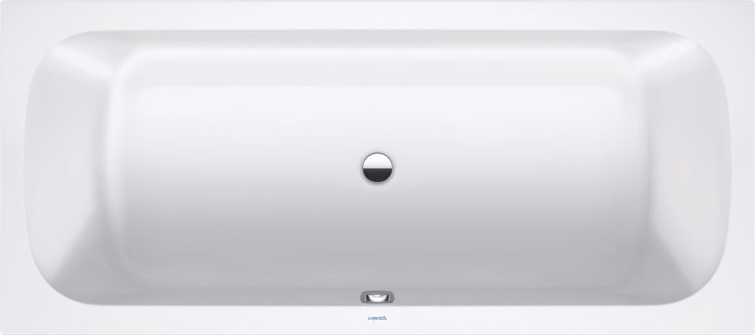 Duravit Collection One Baignoire, installation, 1800x800x480mm, acrylique, 2 inclinaisons du dossier, blanc, 700614000000000, 700614000000000
