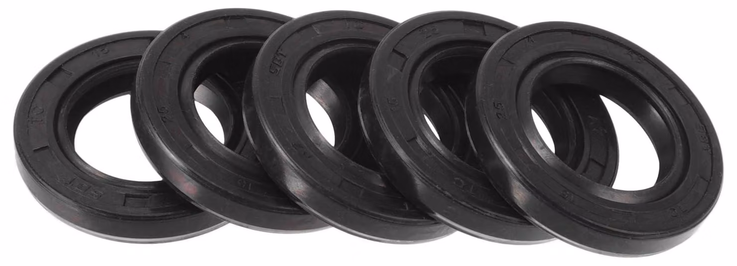 Guarnizione a labbro singolo TC 15x25x4 mm, gomma NBR, confezione da 5 pezzi