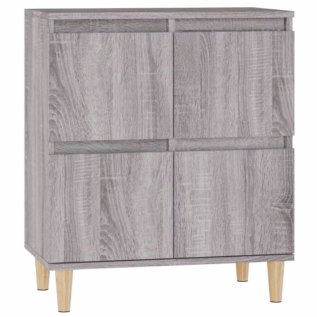 Credenza Grigio Sonoma 60x35x70 cm in Legno Multistrato