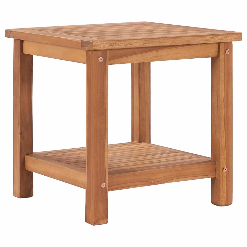 Tavolino 45x45x45 cm in legno massiccio di teak