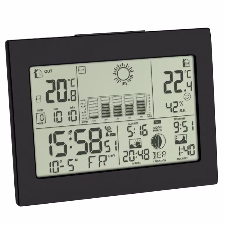 TFA - Stazione meteo radio HORIZON 35.1155.01 - nero