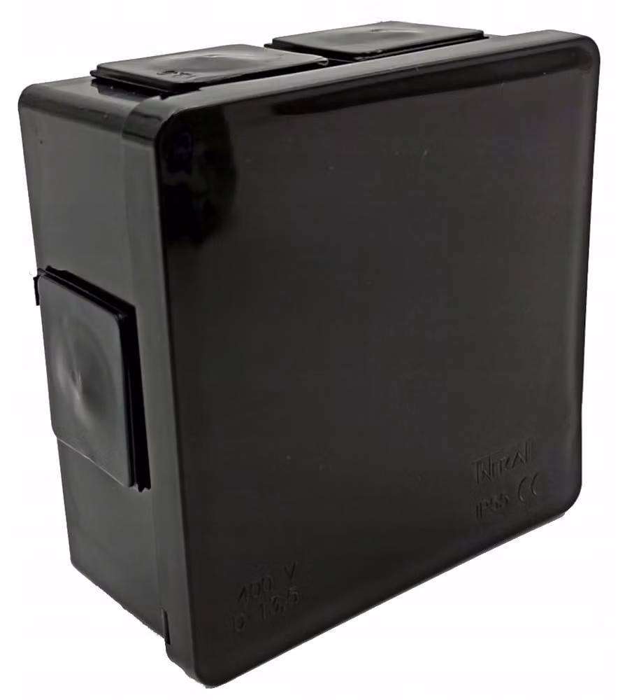 Scatola da incasso nera Snap-on 86x86x40 IP55 Viplast 00205
