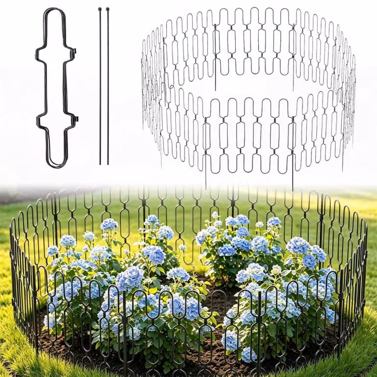 Elzusha - Recinzione pieghevole per giardino, ideale per la protezione degli animali