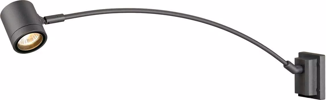 Lampada da parete MYRA Display, attacco GU10, grado di protezione IP55, 50W, colore antracite