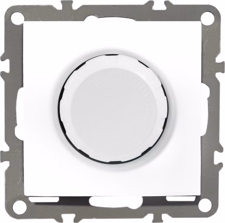 Interruttore dimmer QUADRA, colore bianco